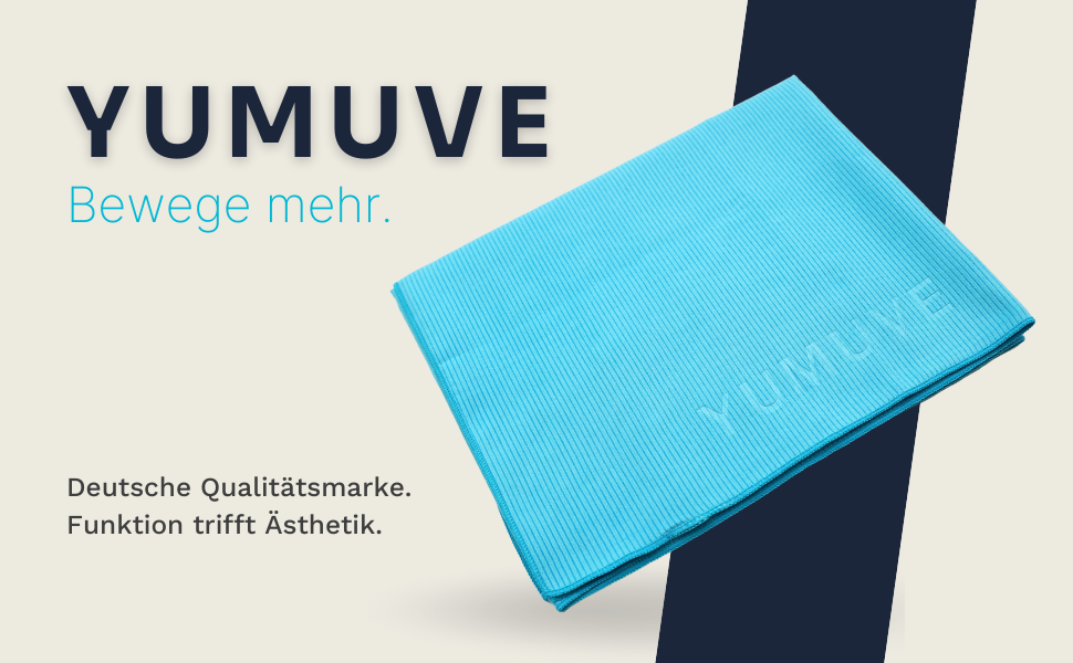 Рушник для фітнесу YUMUVE 125x50 см – спортивний рушник з покриттям для обладнання – нековзний & швидковисихаючий – мікрофібра рифленої текстури – ідеальний для спортзалу, тренажерного залу, йоги, тренувань – 5 кольорів (рожевий)