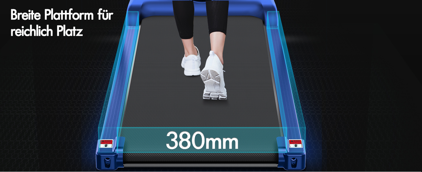 Walkingpad Laufband BLACK LORD SL9 - біговий доріжка, портативна, до 16 км/год, нахил до 9%, LED-дисплей, Bluetooth, для дому та офісу