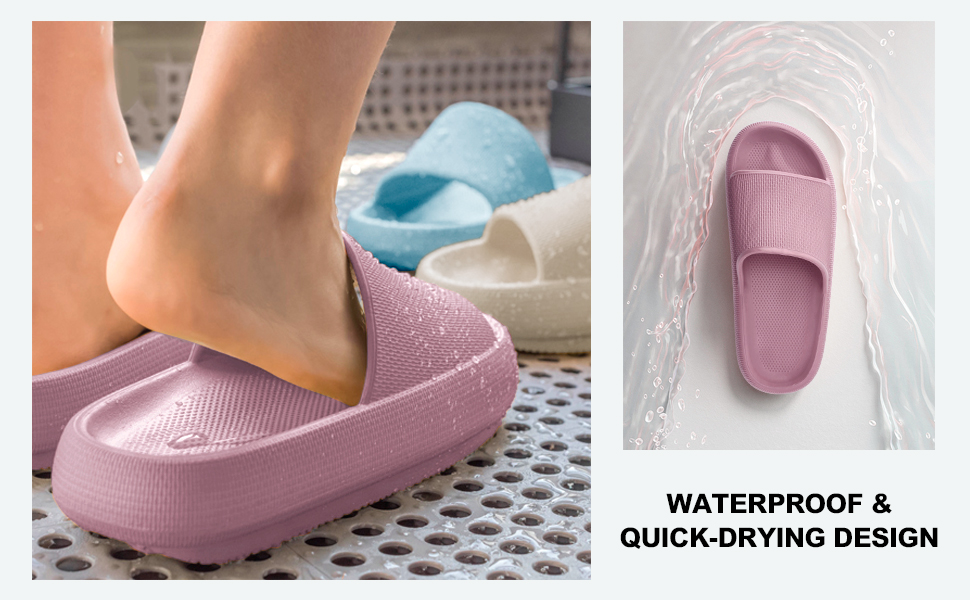 Шльпанці Badelatschen Cozislides: жіночі та чоловічі шльпанці для дому та пляжу, антиковзкі, рожеві, 37/38 EU