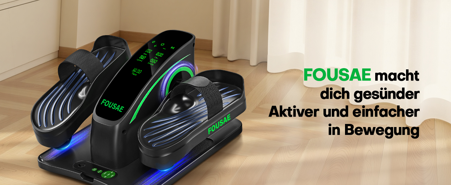 Еліптичний тренажер під стіл, компактний електричний велотренажер для ніг, 15 рівнів швидкості, тихий, для літніх людей