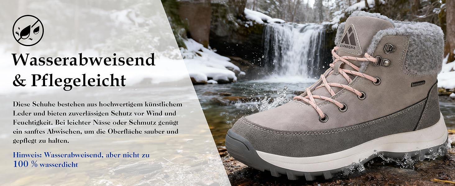 Чоботи зимові жіночі Mishansha, сірі, розмір 36-42, з підкладкою, неслизькі