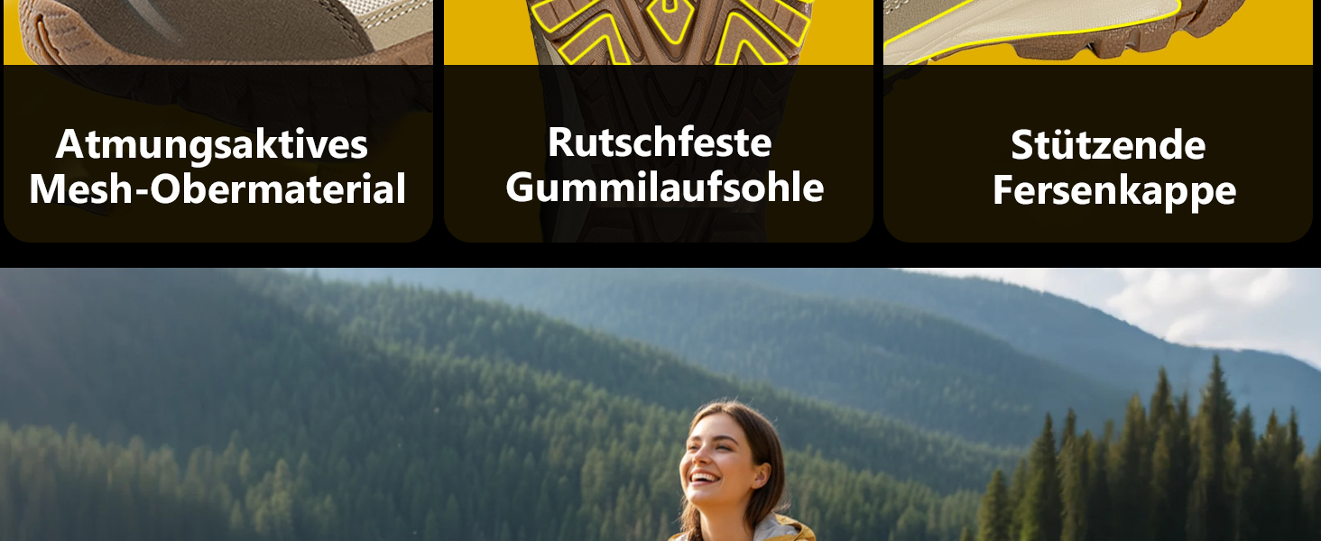 Жіночі водонепроникні трекінгові черевики CC-Los, розмір 36-42, бежевий колір