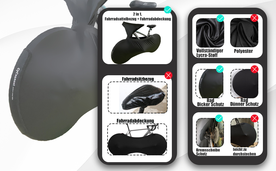 Чохол для велосипеда Leica Gewebe04: еластичний, водонепроникний, для захисту від пилу та транспортування