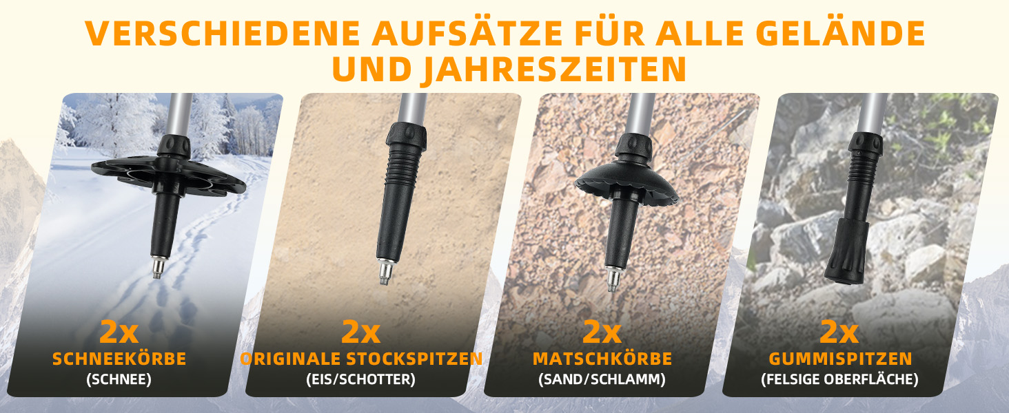 Дитячі телескопічні трекінгові палиці UnderwoodAggregator для походів та лиж, легкі алюмінієві палиці для дітей 6-12 років, жовті, 2 шт.