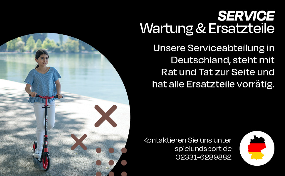 Роликовий самокат GLOBBER NL 205 - для дітей від 8 років, підлітків та дорослих, регульована висота, колеса 205 мм, ABEC 7, чорний