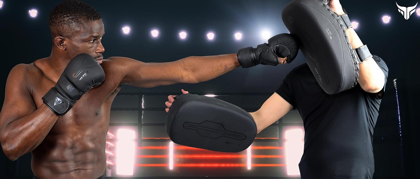 Рукавички для ММА, боксу та кікбоксингу — дихаючі рукавички для спарингу, граплінгу, чорно-бірюзові