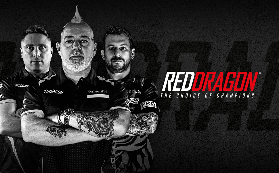 Дарти RED DRAGON Golden Eye 24г (професійні, з пір'ям та стволами)