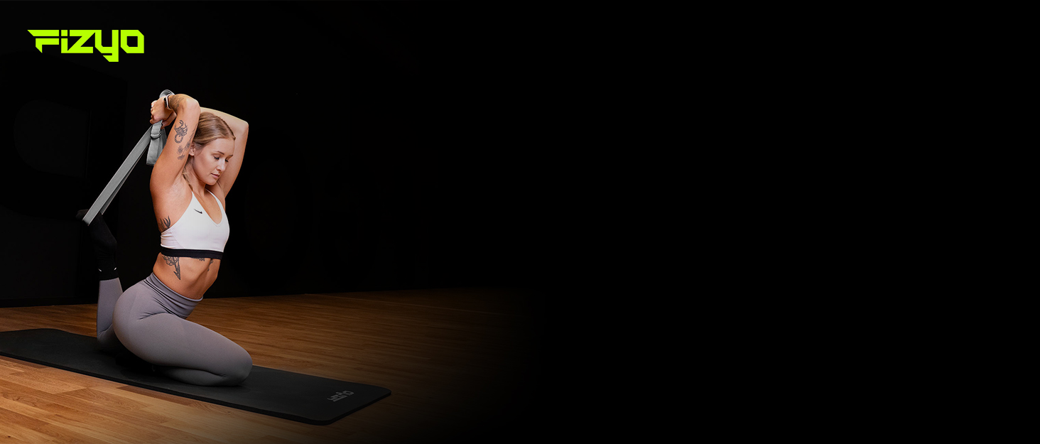 Набір еластичних стрічок Fizyo 5er Set для силових тренувань та Pilates, з аксесуарами та сумкою