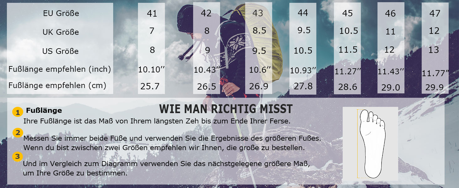 Чоботи зимові чоловічі SHULOOK Водонепроникні, теплі, зимові черевики, чоботи для снігу, трекінгові, туристичні, для роботи, кемпінгу, 44 EU, чорні