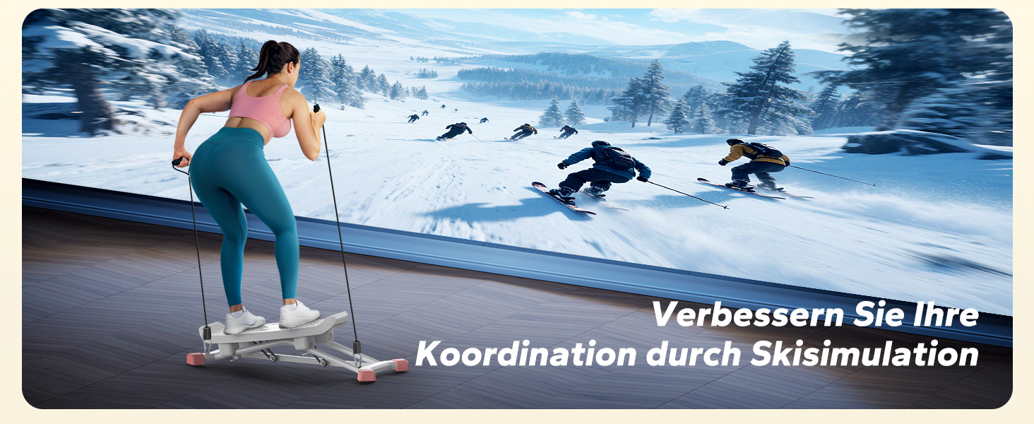 Баланс-борд MERACH для дорослих з дисплеєм, тренажер рівноваги з 2 еластичними стрічками, до 136 кг, для бокової мобільності, реабілітації та координації, для дому, білий