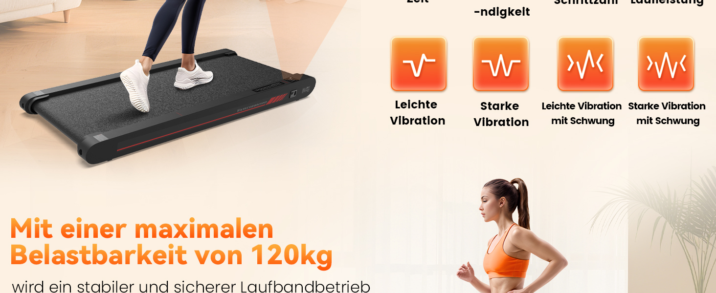 Біговий тренажер Sperax 3-в-1 з Bluetooth, пультом керування та віброплатформою (0.3-6 км/год)