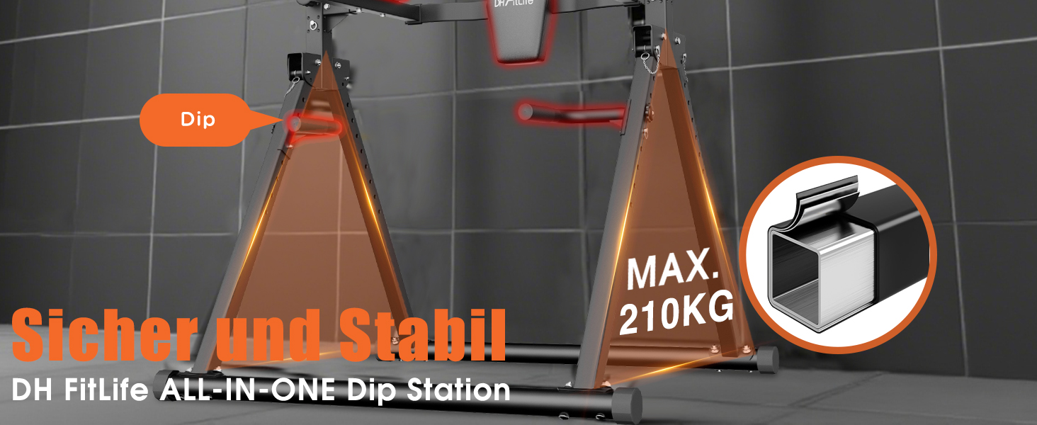 Power Tower DH FitLife: турнік, бруси для віджимань та стійка для штанги | Спортивна станція для дому