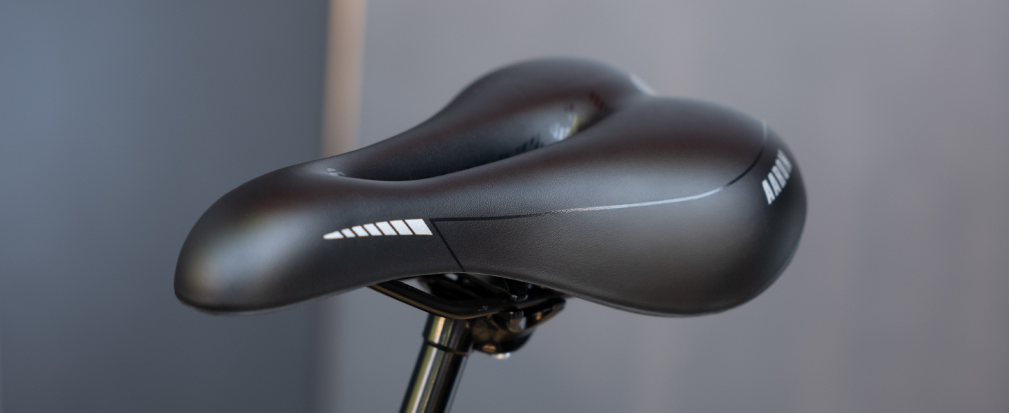 Велосипедне сідло AARON - ергономічне сідло для жінок та чоловіків, гелеве, водонепроникне. Підходить для трекінгового велосипеда, гірського велосипеда, міського велосипеда, електровелосипеда