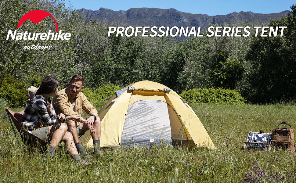 Намет Naturehike P-Serie 2 особи, 4 сезони, ультралегкий купольний, сімейний, анти-UV, зелений