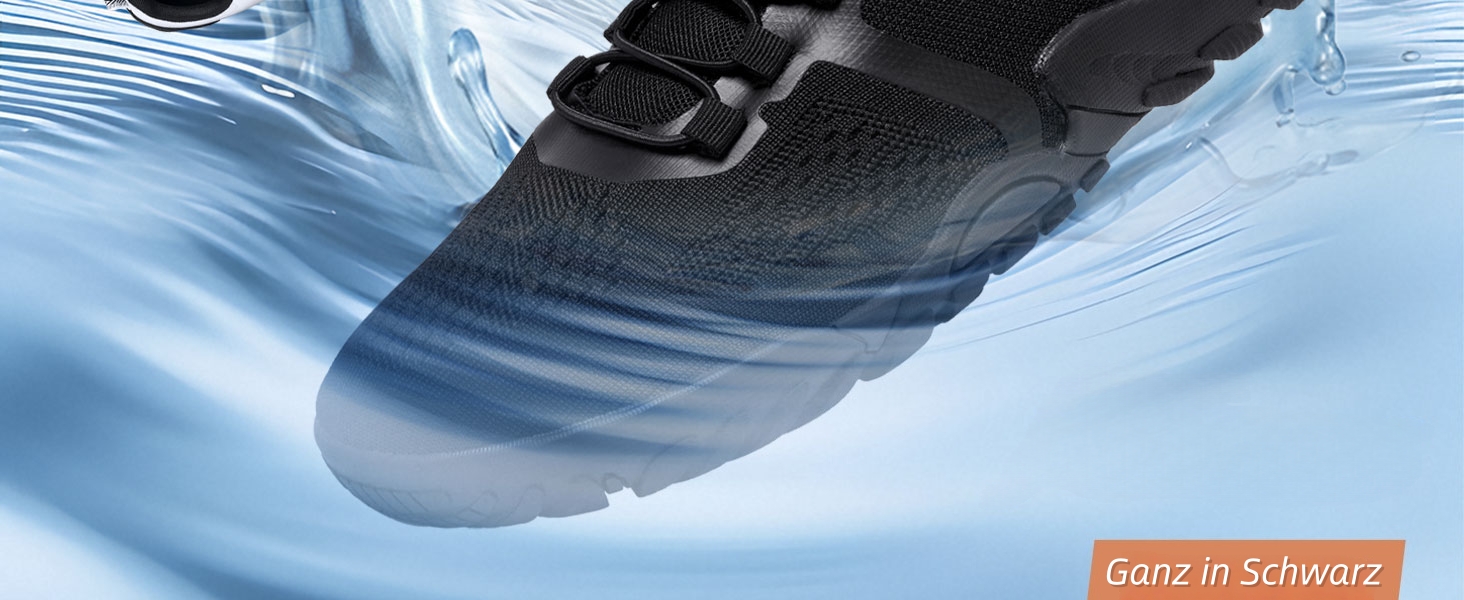 Barfußschuhe HUSKSWARE для жінок та чоловіків – широка передня частина, неслизька підошва, дихаючі, посилені люверси для фітнесу, трейлраннінгу, хайкінгу та повсякденного використання, білий, 44 EU