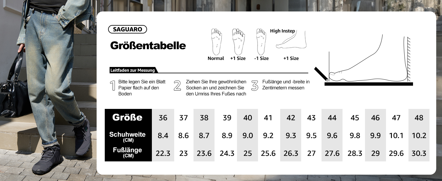 Босими кросівки для чоловіків та жінок Saguaro: легкі, зручні, з нульовим дропом, розмір EU 36-48, чорний