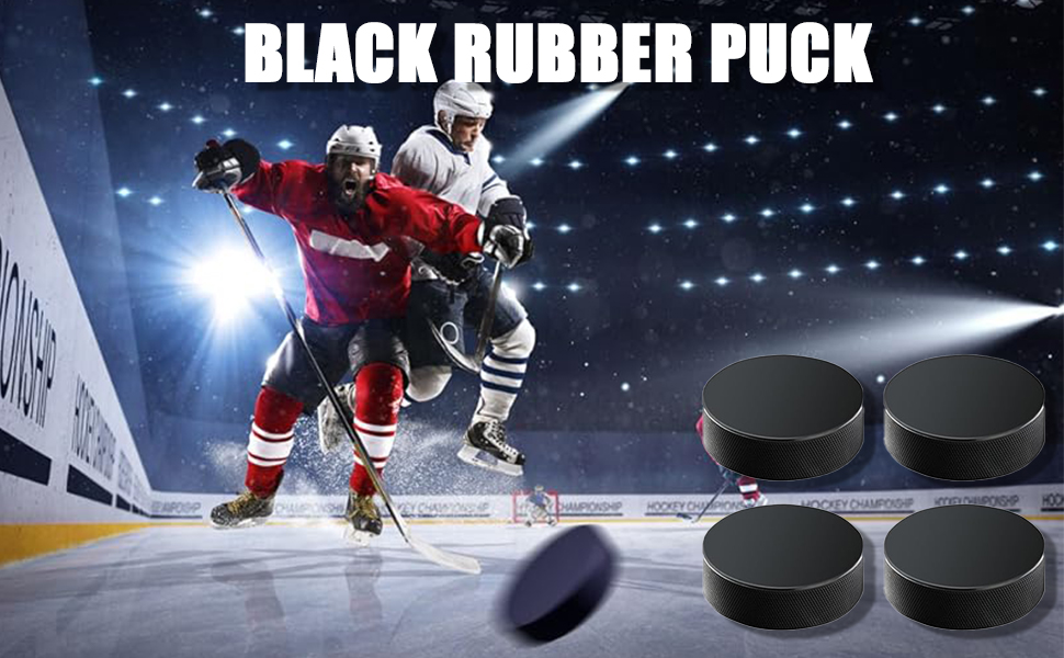 Набір шайб для хокею GRKB (4 шт.) – класичні шайби для дорослих