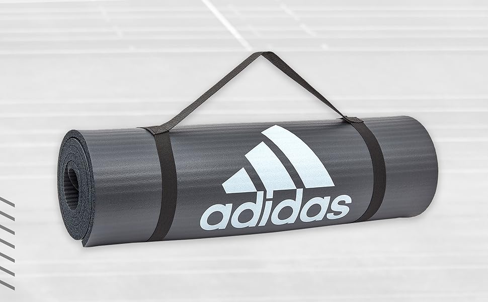 Килимок для фітнесу Adidas, нековзний, 7/10 мм, для гімнастики