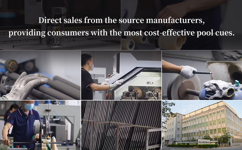 Більярдні кийки Dysdensa з фібергласу та графіту, 147 см, вага 510-595 г