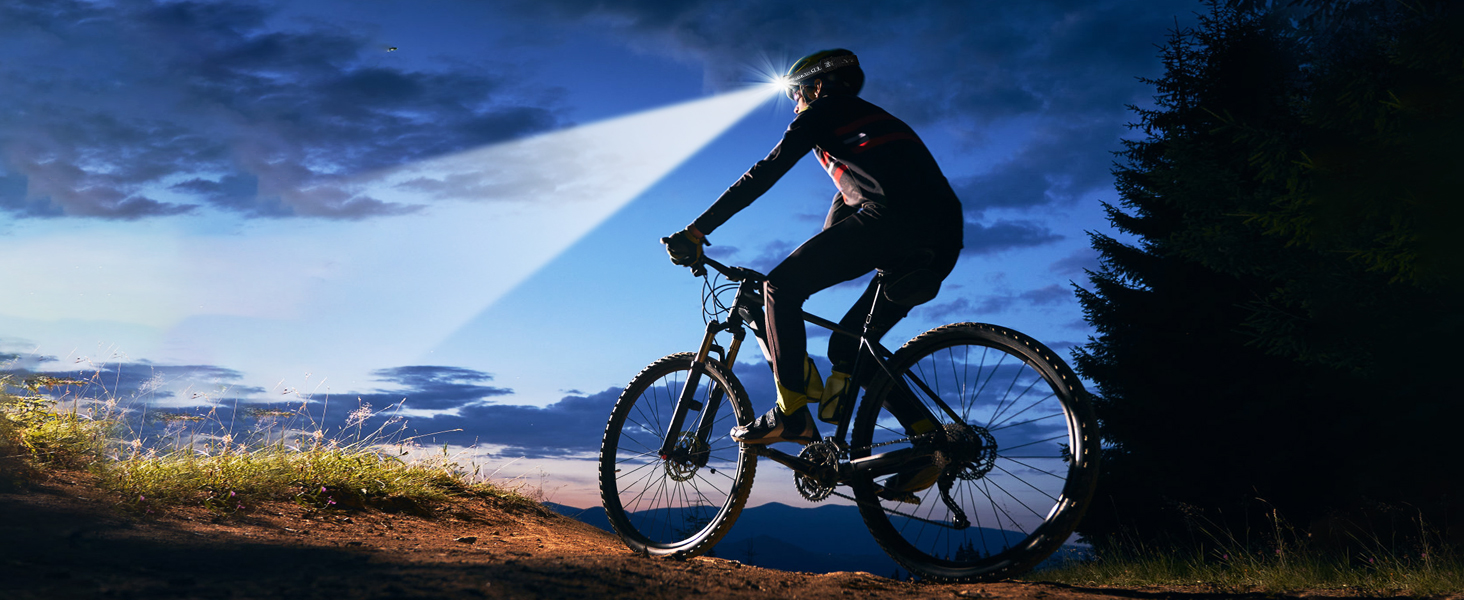 Налобний ліхтар LED, 2 шт. - перезарядна суперяскрава модель з 5 режимами, біле та червоне світло, IPX4 вологостійкий, регульований кут 60° для бігу/кемпінгу/дорослих