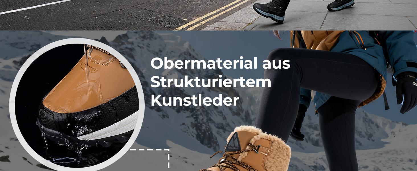 Зимові черевики Mishansha для жінок, утеплені, водонепроникні, туристичні, розмір 36-42 (білі)