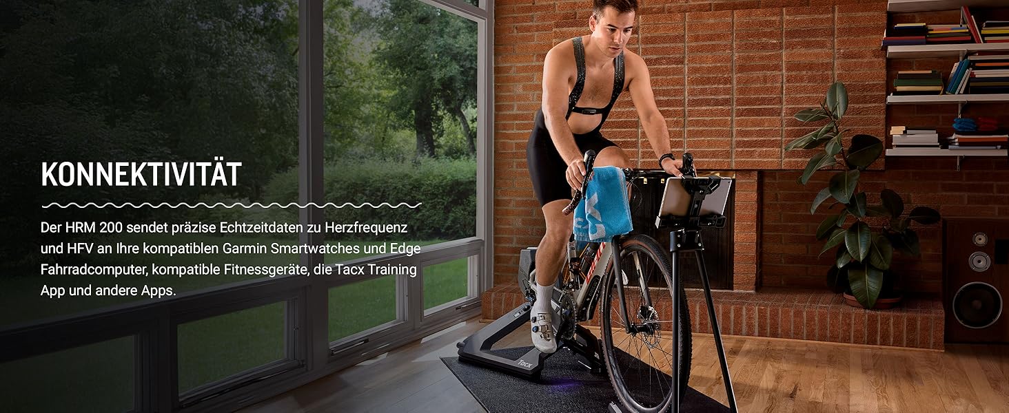 Гармін HRM 200 - нагрудний датчик серцевого ритму, преміум-якість, батарея до 1 року, для точного вимірювання, розмір M-XL