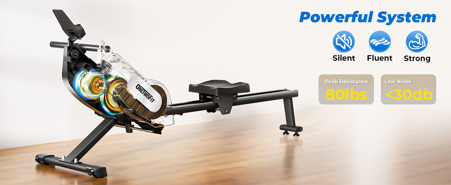 ONETWOFIT: Велоергометр для дому, складаний Pro, степер, тренажер, крос-тренажер, 16 рівнів опору, максимальне навантаження 160 кг, сумісний з додатком, чорний
