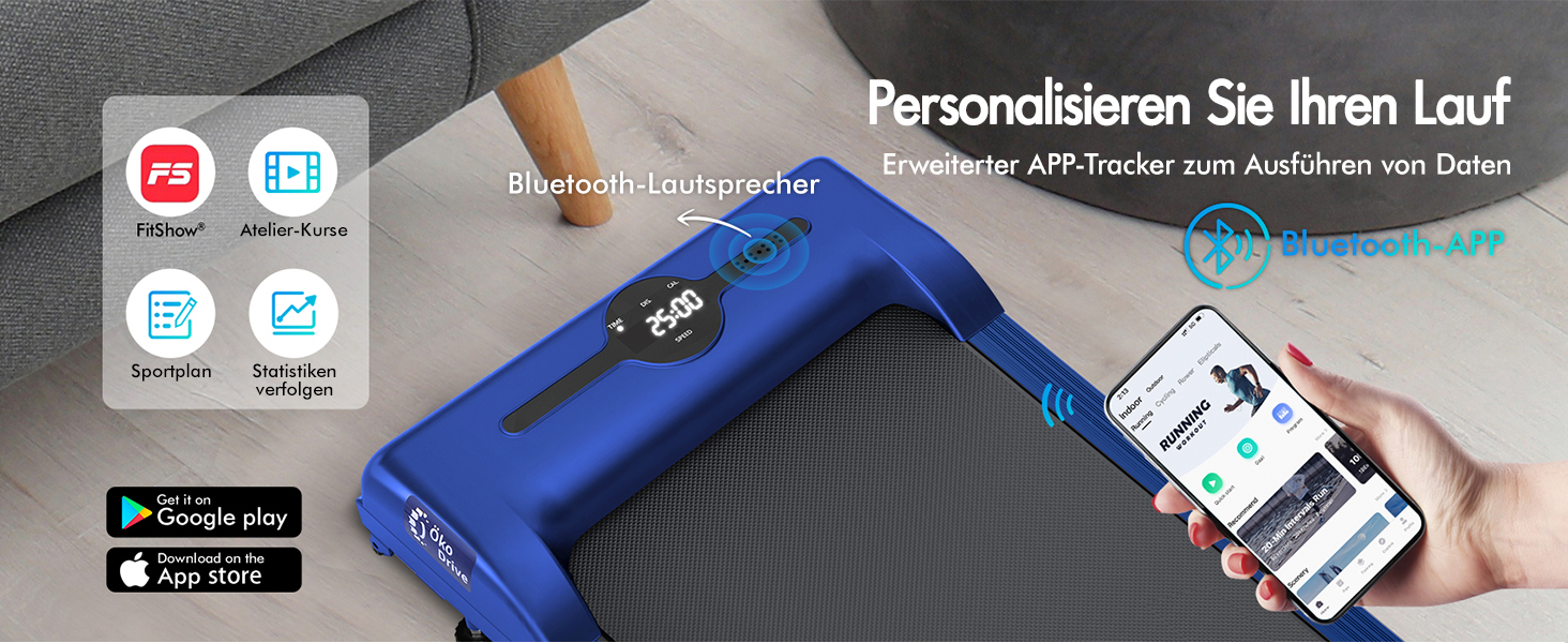 Walkingpad Laufband BLACK LORD SL9 - біговий доріжка, портативна, до 16 км/год, нахил до 9%, LED-дисплей, Bluetooth, для дому та офісу