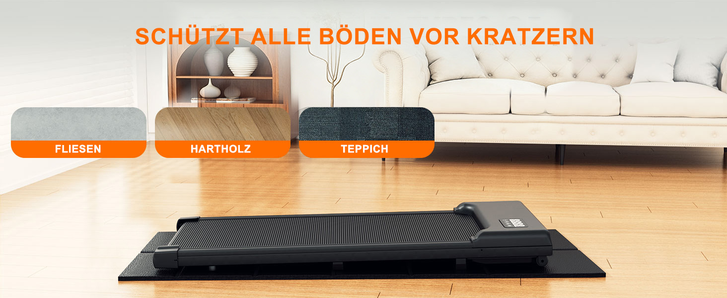 Килимок під бігову доріжку та тренажер 140x60 см, захисний підклад з щільного ПВХ для шумоізоляції та амортизації, складаний килим для фітнес-обладнання