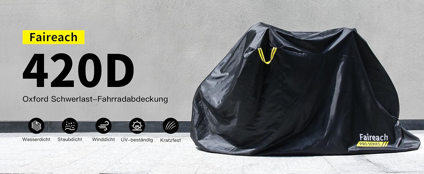 Водонепроникний чехол для велосипеда з отворами для замка – вкл. сумка для зберігання – захист від дощу, снігу та UV для велосипедів та електровелосипедів, чорний, на 2 велосипеди (420D)