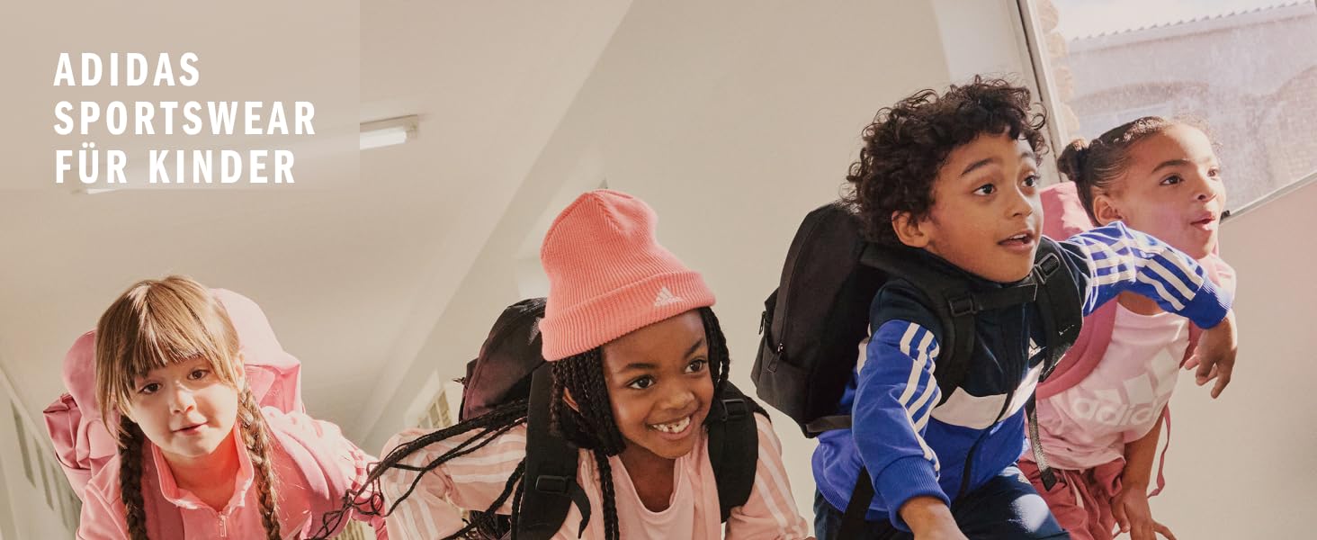 Дитячі кросівки Adidas TENSAUR Run 3.0 для дівчаток та хлопчиків (39 1/3 EU), рожевий, білий, фіолетовий