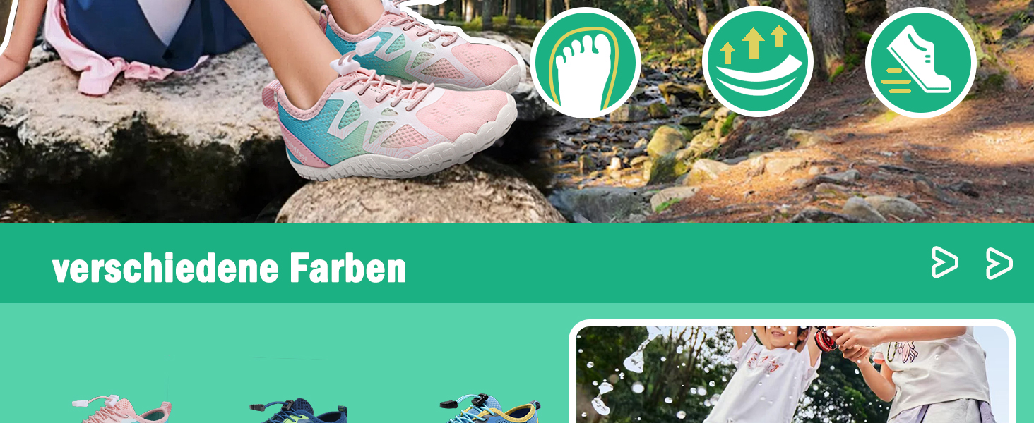 Дитячі шльопанці IceUnicorn для хлопчиків та дівчаток: шкарпетки для плавання, піску, трекінгу, 31 EU