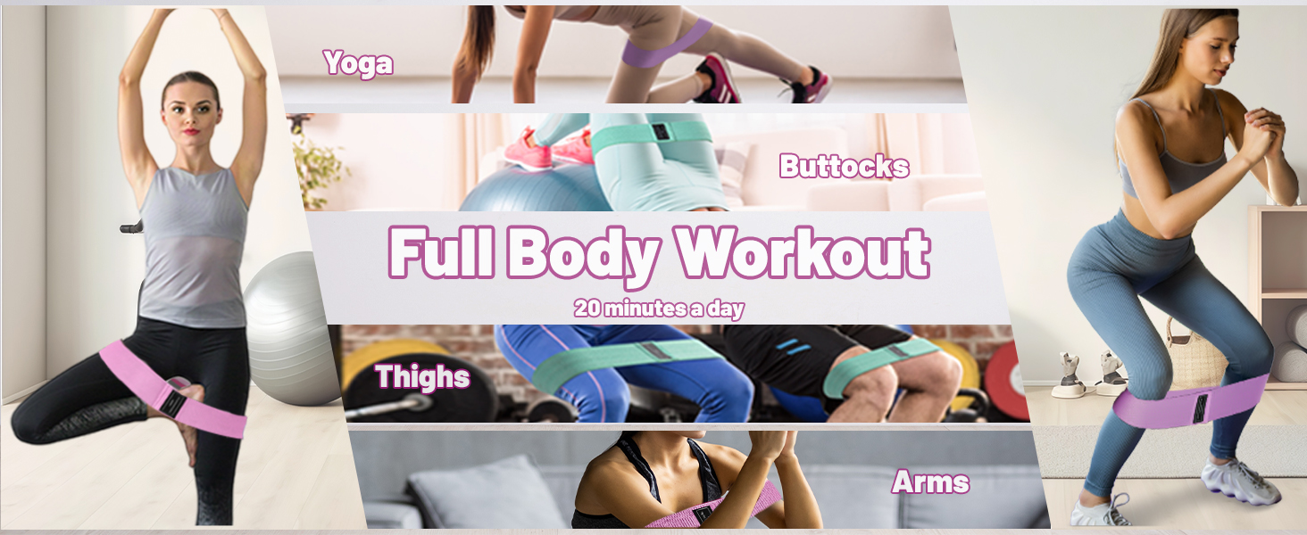 Фітнес-гумки для стегон Flintronic, набір фітнес-гумок, стрічки опору для стегон, гумки для йоги, фітнесу, силових тренувань, A-фіолетовий+рожевий+синій