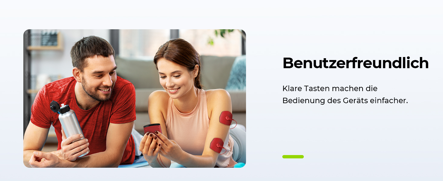 AUVON TENS пристрій для зняття болю: реінотерапія з 24 програмами, 2 канали, 12 електродів, EVA-сумка