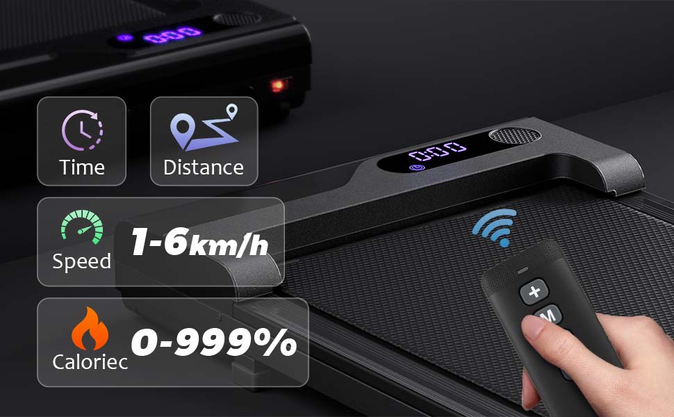 Walking Pad: Компактний електричний біговий тренажер для дому та офісу. Тиха та портативна міні-доріжка для ходьби. Walking Pad