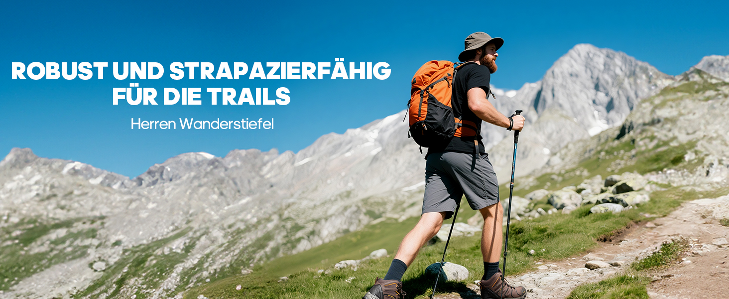 Чоловічі туристичні черевики NORTIV 8 для хайкінгу та трекінгу, водонепроникні, для скелелазіння, розмір 43 EU, коричнево-чорні