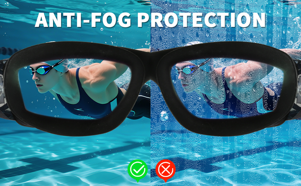 Окуляри для плавання унісекс, професійні, з UV-захистом, антизапітніння, анти-витік, чіткий огляд, м'які носові упори, рожеві
