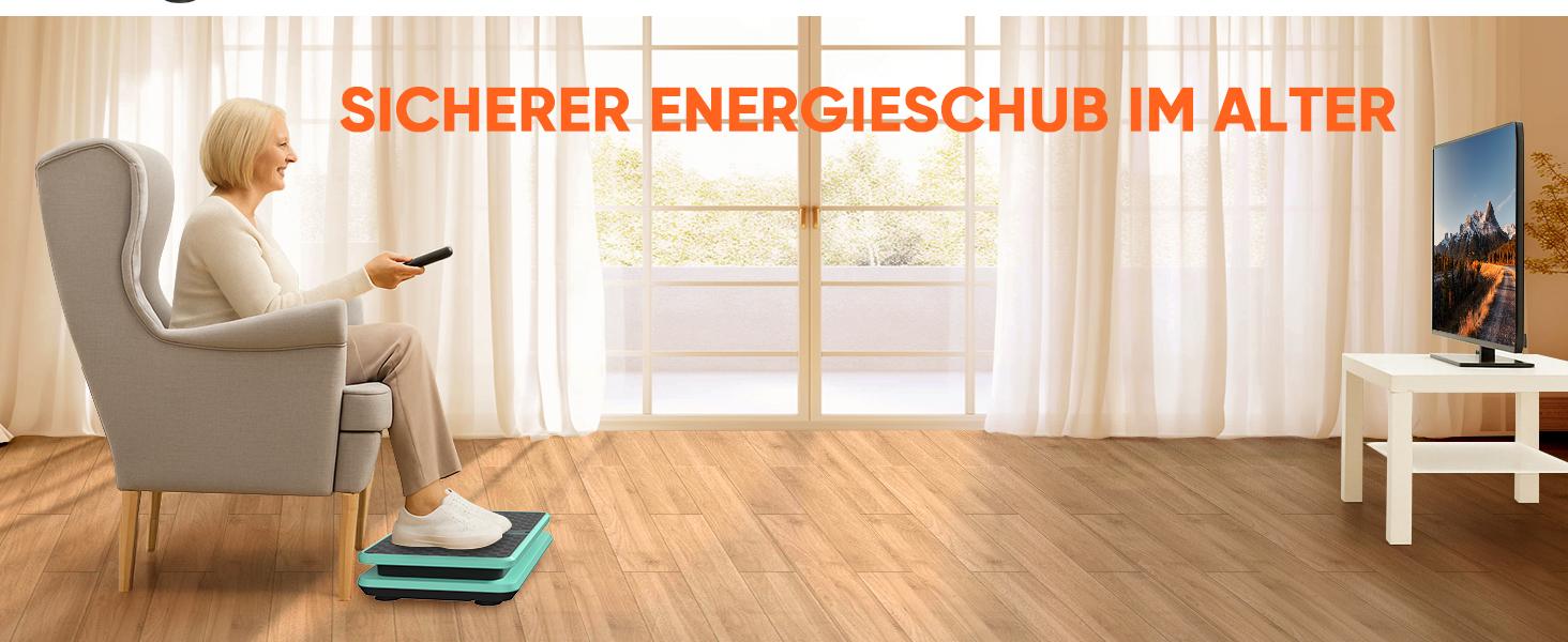 Вібраційна платформа для дому 2025: тренажер для схуднення та нарощування м'язів. Вібраційний тренажер для всього тіла, 99 рівнів інтенсивності, 58 см, до 150 кг