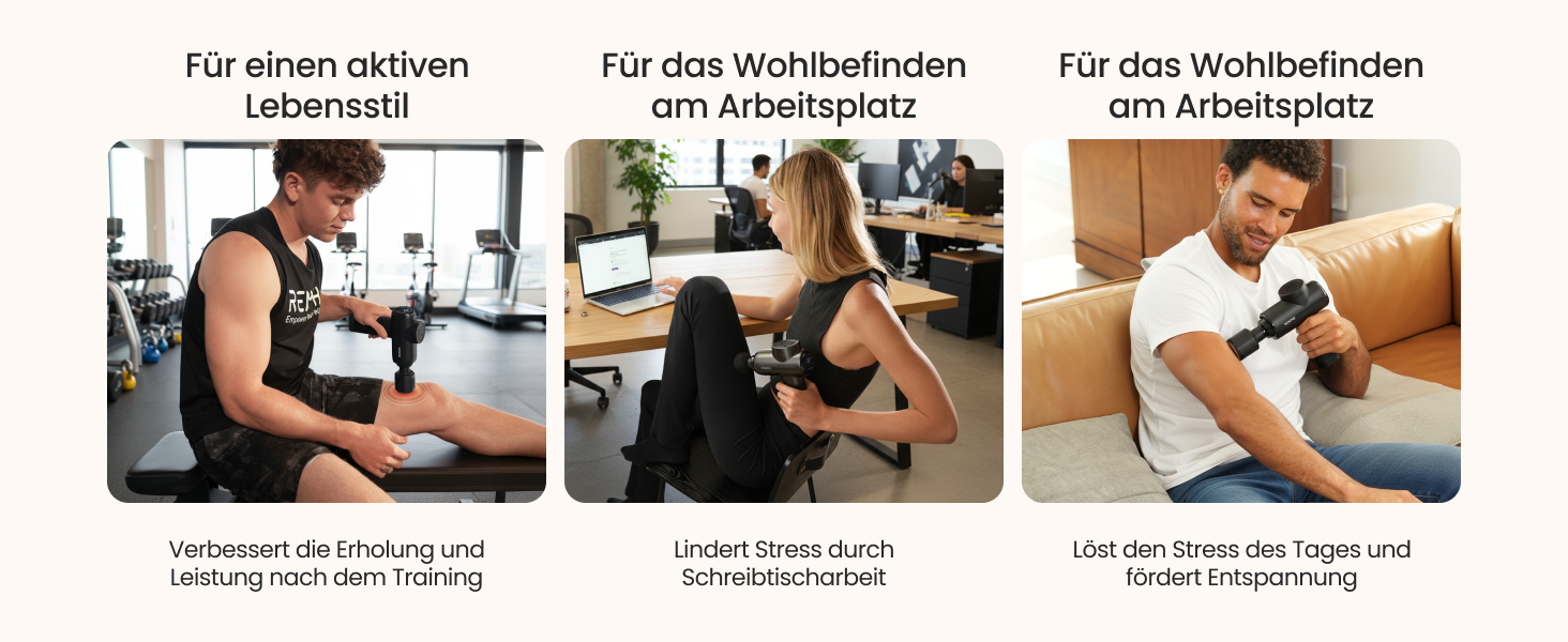 Масажер RENPHO Active Thermacool 2 з підігрівом та охолодженням, 5 швидкостей, 5 насадок, для м'язової терапії