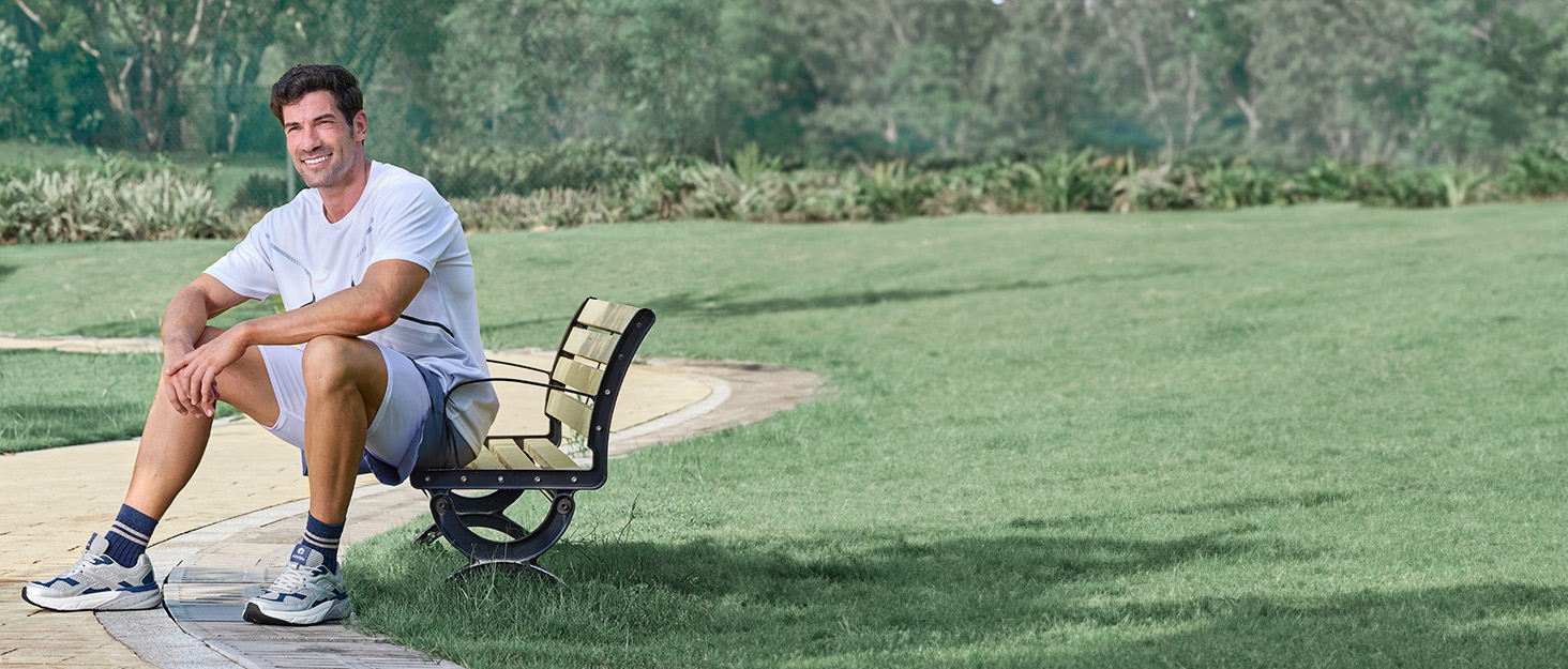 Кросівки для бігу FitVille Neo V6 X-Wide (43 EU) срібно-блакитні: комфортні, дихаючі, для вулиці та фітнесу