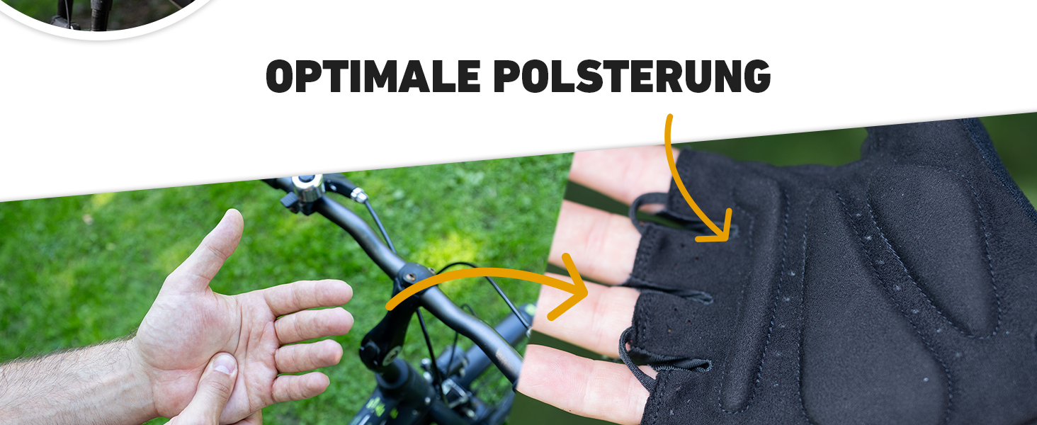 Велосипедні рукавички Valkental® Essential: м'які, дихаючі, безпальцеві для MTB, шосе, трекінгу. Короткі, легкі, світловідбиваючі. Для чоловіків та жінок.