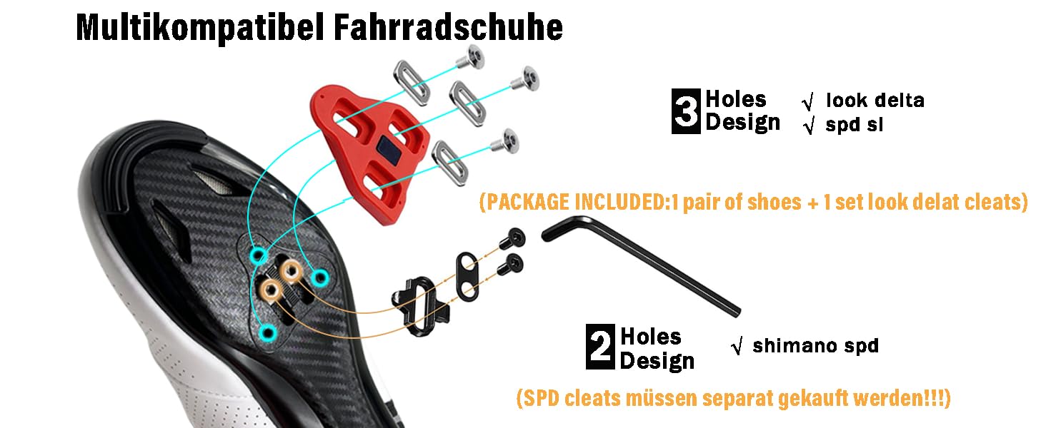 Велосипедні шкарпетки для чоловіків та жінок, шосейні велосипеди, сумісні з SPD/SPD-SL/Look Delta Klicksystem, велоспорт для спінінгу, шосейні велосипеди 38 EU, синій