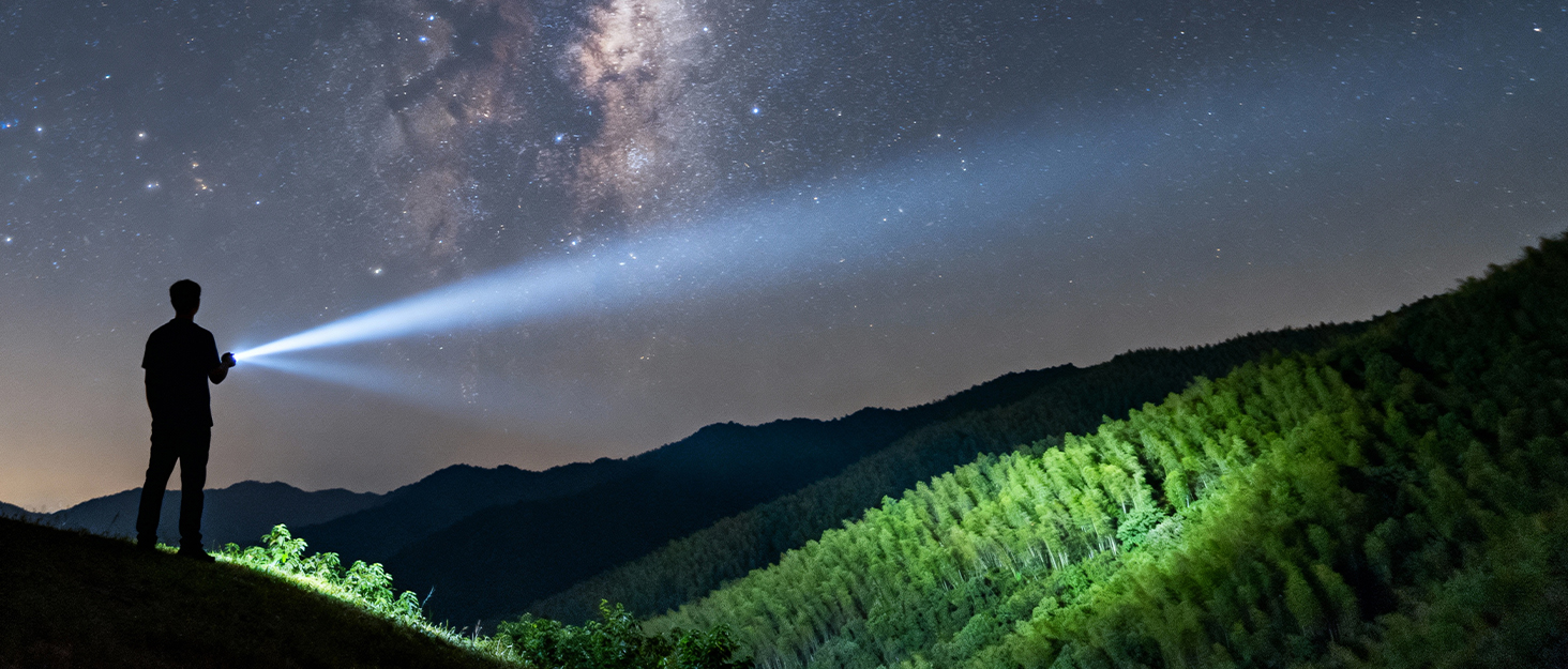 Ліхтар налобний LED WholeFire 150000 люмен, водонепроникний IP65, для кемпінгу та надзвичайних ситуацій, чорний