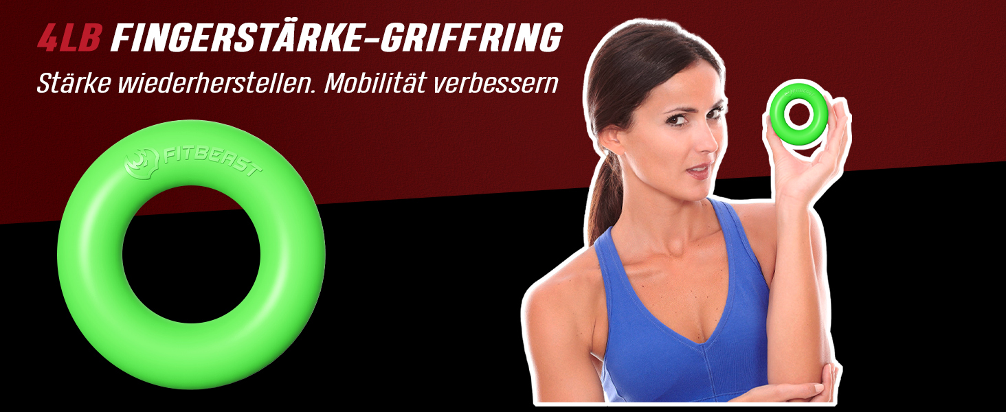 FitBeast Набір для тренування рук (5 шт.): підручники для підручників, розтискачі пальців, м'яч для хватання та м'яч для зняття стресу для спортсменів (світло-зелений)