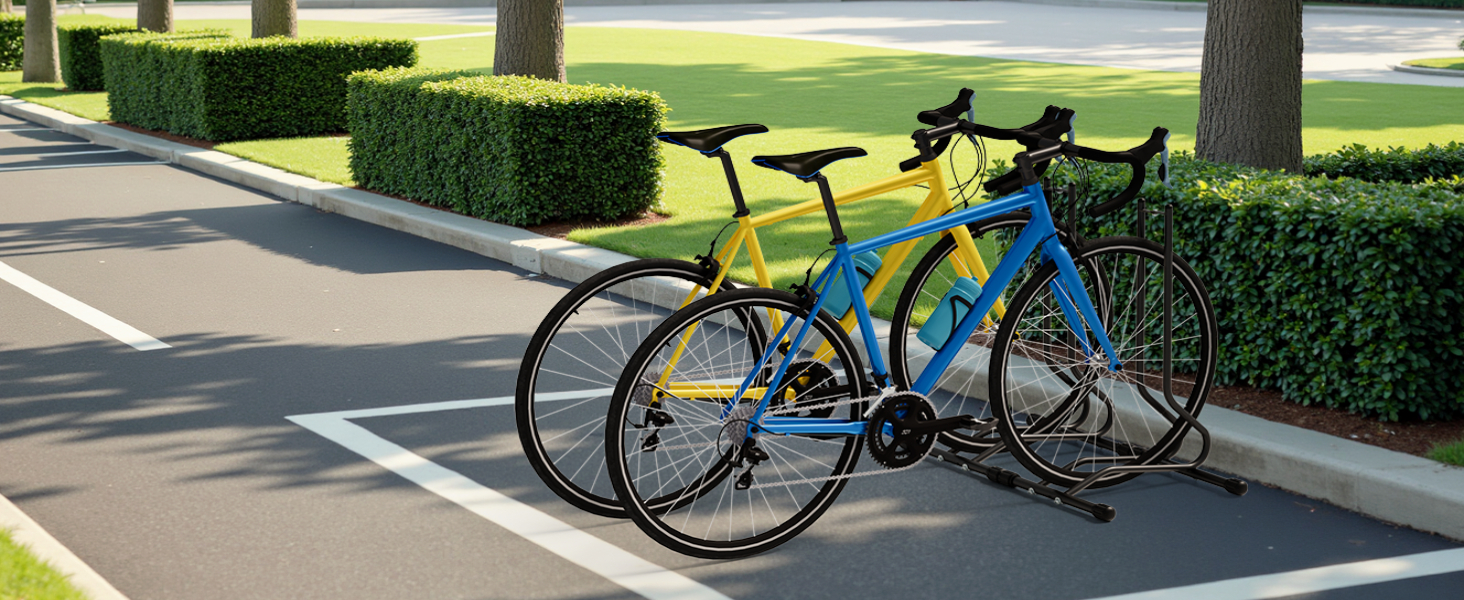 Підставка для велосипедів TLGREEN 2 шт. - стійка для паркування, ремонтна, для MTB, шосе, 20-27 дюймів, ширина шини до 70 мм