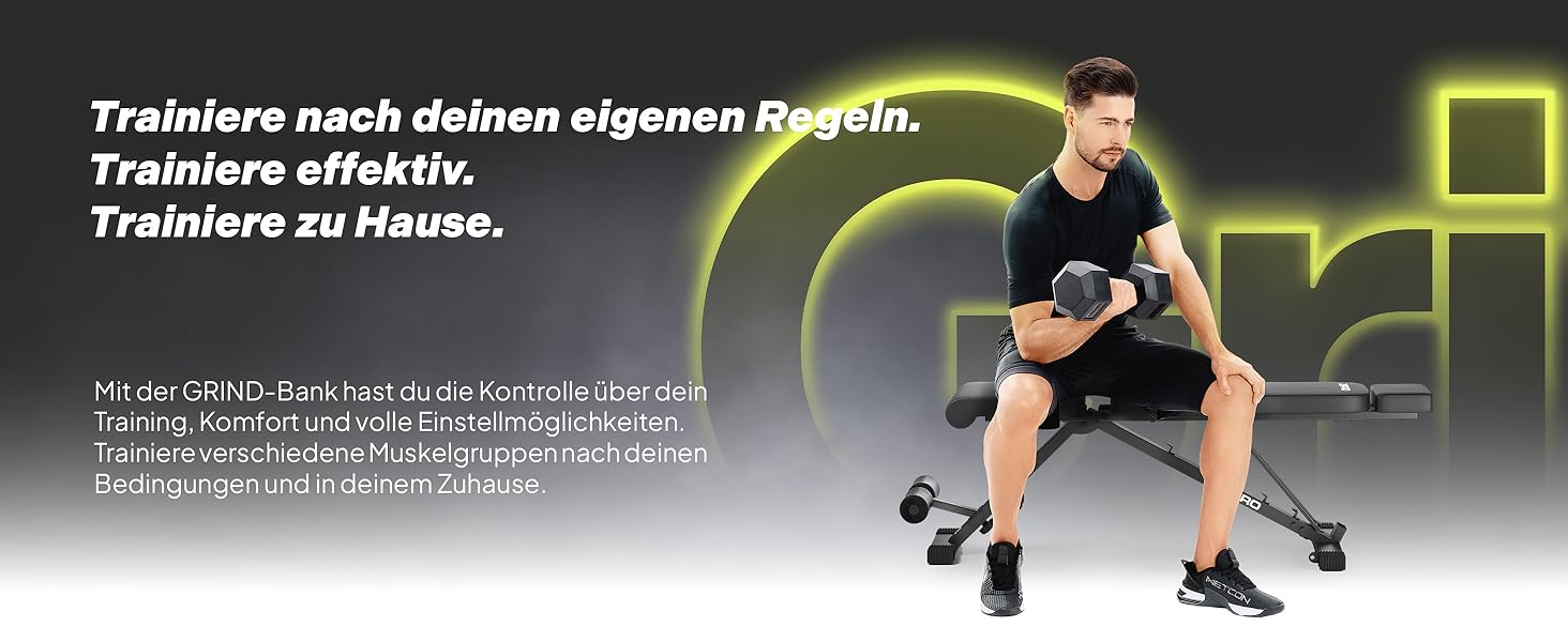 Спортивна лава ZIPRO для дому: 7 положень, навантаження до 300 кг, тренажер для пресу та спини, чорний колір