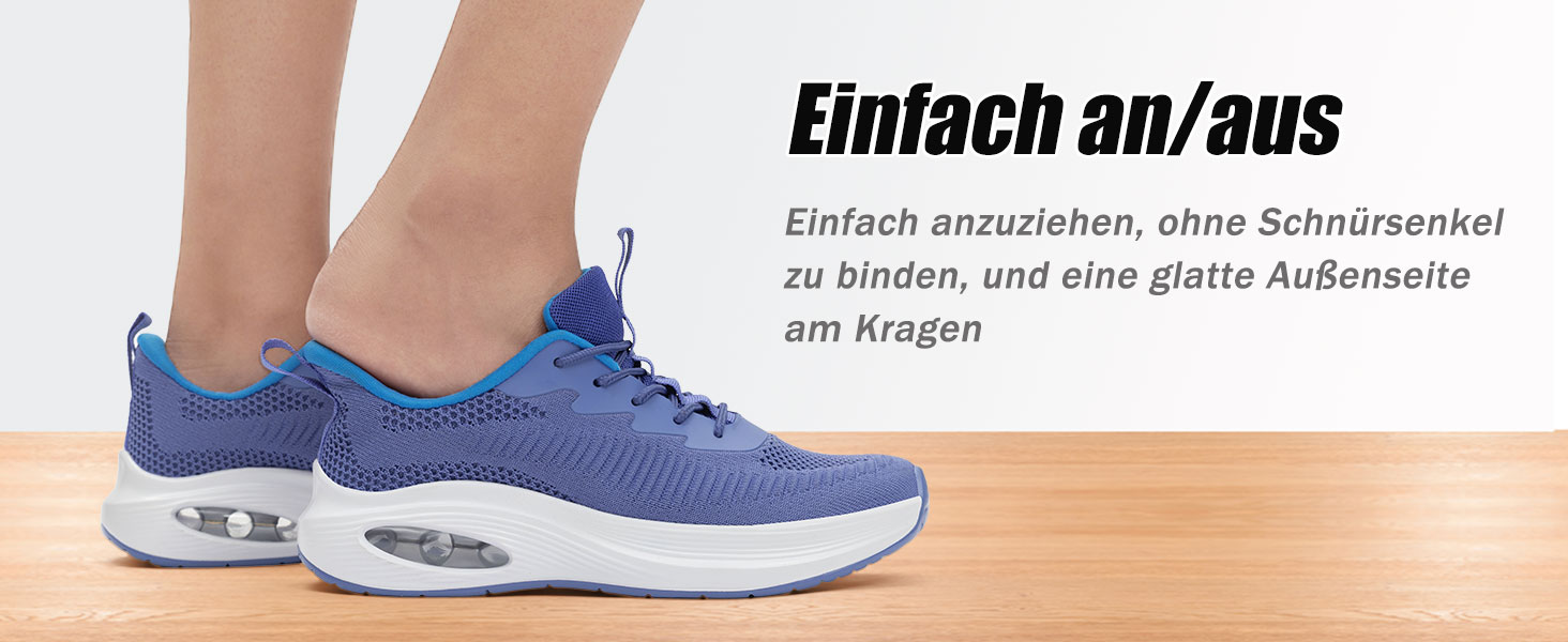 Жіночі кросівки ZYEN для широкої стопи: зручні, дихаючі, для занять спортом та фітнесом, чорного кольору, розмір 37 EU