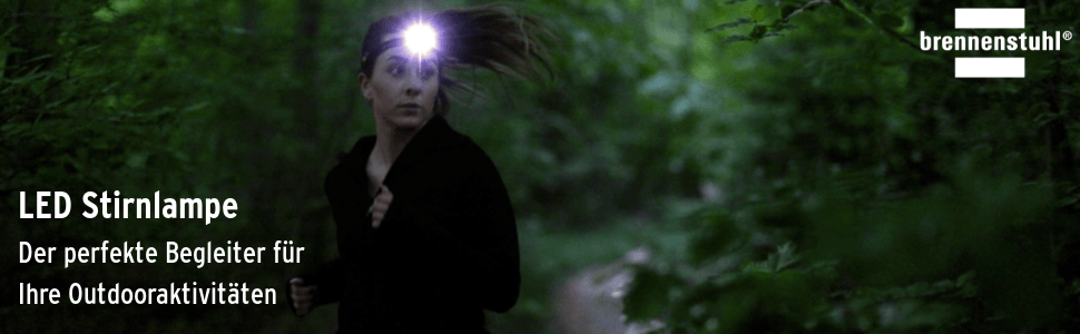 Ліхтар на лоб Brennenstuhl LuxPremium KL 251 AF з акумулятором, червоним світлом, USB-зарядкою (250 лм, IP44, CREE-LED, до 40 годин роботи, кабель в комплекті), чорний