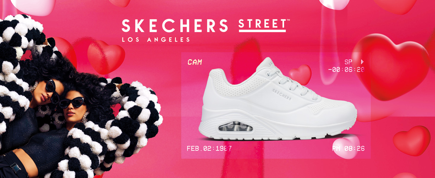 Кросівки Skechers UNO Stand On Air для жінок, чорні, розмір 39 EU, матеріал Durabuck