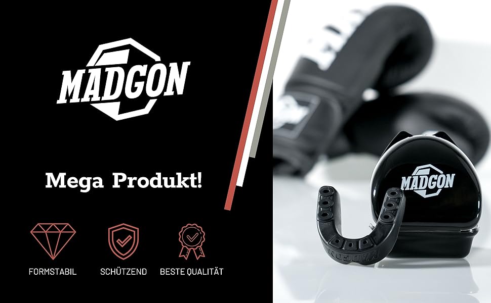 Захисний капу для спорту Guardian MADGON: бокс, кікбоксинг, MMA - чорний/зелений